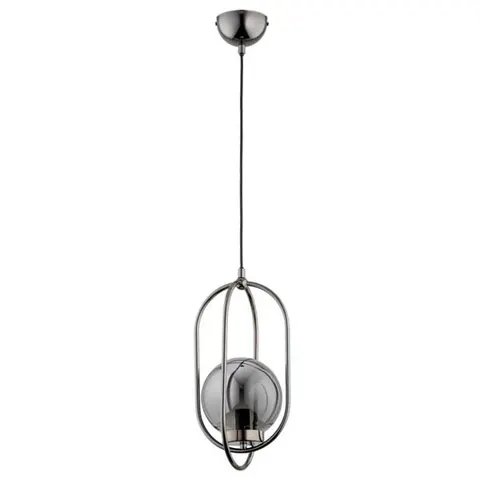 Lampa sufitowa BINAR 1xE14 grafit kula Alfa 61255