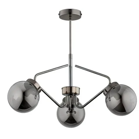 Lampa sufitowa BARSUM 3xE14 grafit Alfa 62354 kule dymione