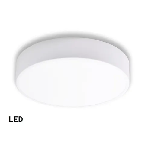 Plafon CLEO 40cm biały 43W LED 4000K Temar klosz szklany mleczny