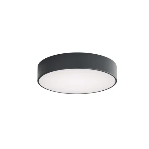 Plafon CLEO 40cm antracyt 43W LED 3000K Temar klosz szklany mleczny