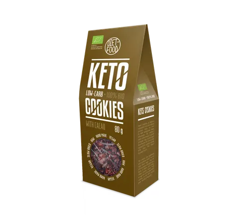 Ciasteczka KETO z Kakao BIO 80 g Diet Food