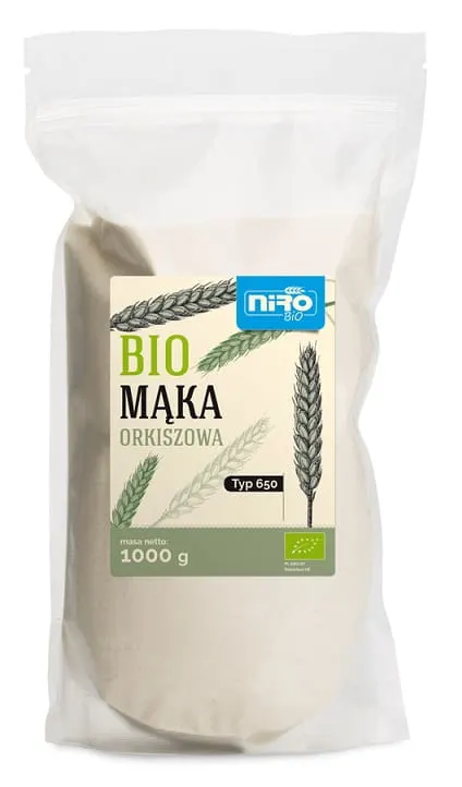 Mąka Orkiszowa Typ 650 BIO 1 kg Niro