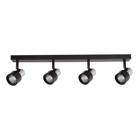Lampa sufitowa Cino 4xGU10 Czarny + Chrom ML9951 Milagro