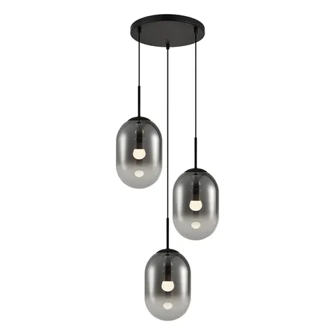 Lampa sufitowa ALIAS czarna 3xE14 Milagro ML0320