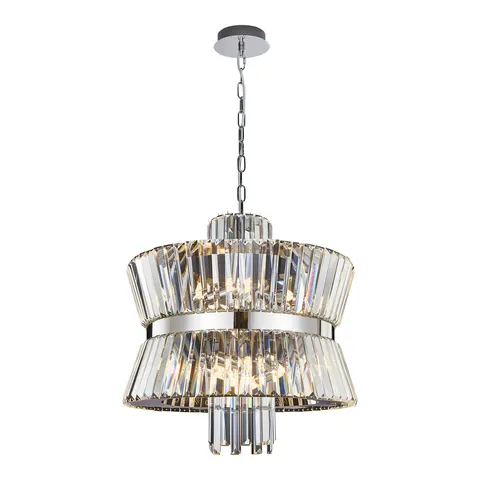 Żyrandol AURELIA chrom 12xE14 kryształ Milagro ML0406