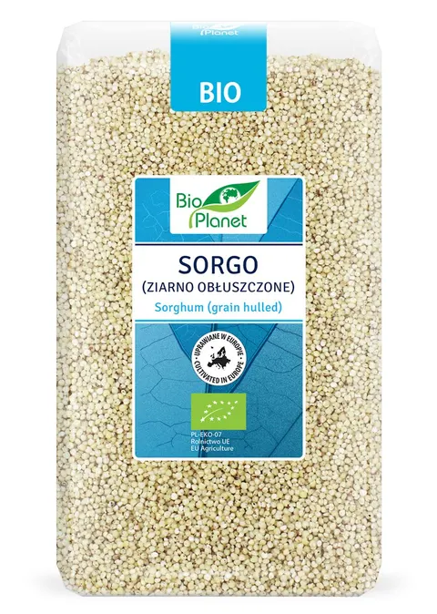 Sorgo, Ziarno Obłuszczone BIO 1 kg Bio Planet
