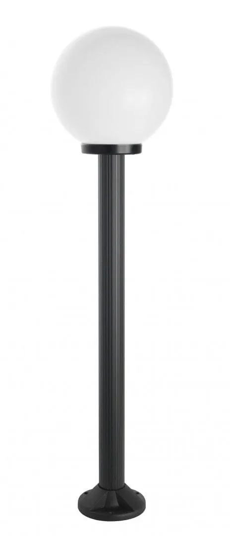Lampa ogrodowa KULA 125cm czarna stojąca słupek E27 K 5002/2/K 250