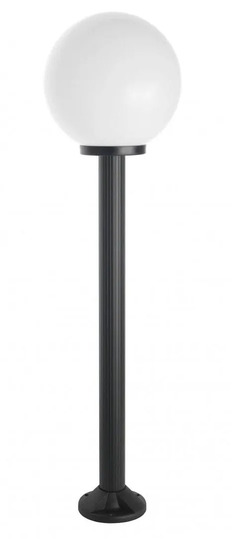 Lampa ogrodowa KULA 130cm czarna stojąca słupek E27 K 5002/2/K 300