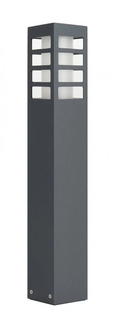 Lampa stojąca RADO III 2 DG 1xE27 grafit słupek ogrodowy 50cm IP54