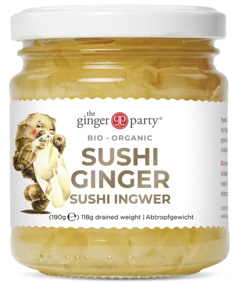 Imbir Marynowany do Sushi BIO 190 g (118 g) Ginger People