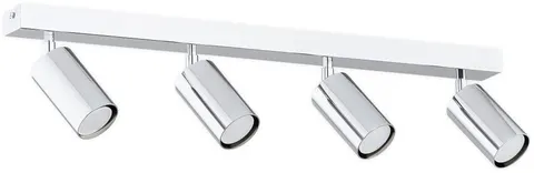 Spot IDUN 4xGU10 chrom reflektor poczwórny plafon Lemir O3154 P4 CH