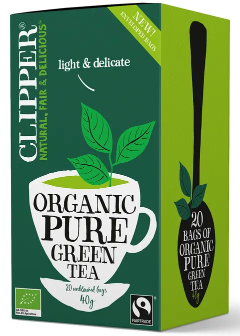 Herbata Zielona Fair Trade BIO (20 x 2 g) 40 g Clipper