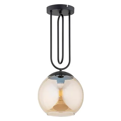 Lampa sufitowa Rita 61194 Alfa 1xE27 LED Metal Czarny
