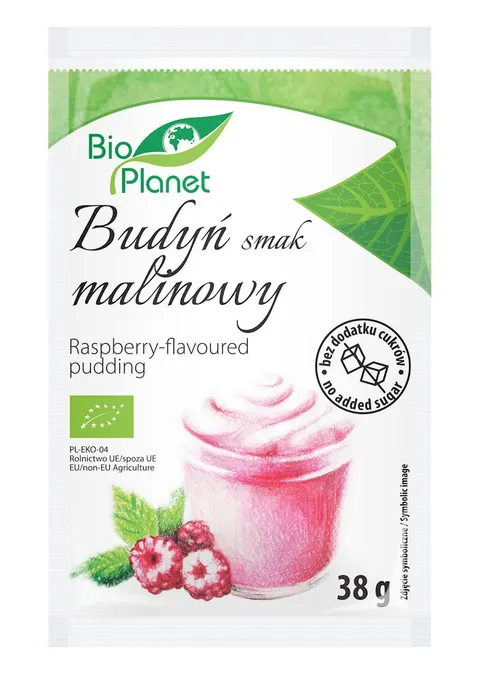 Budyń o Smaku Malinowym BIO 38 g Bio Planet