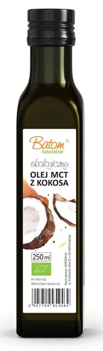 Olej MCT z Kokosa BIO 250 ml Batom