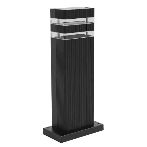 Lampa ogrodowa VINI 1xGU10 czarny stojąca słupek EKO0735