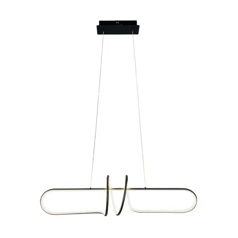 Lampa wisząca VERTIGO 54W LED czarna 3300Lm 4000K Milagro ML1576