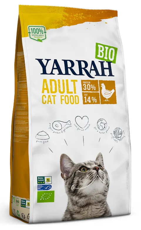 Karma dla Kota Dorosłego z Kurczakiem BIO 800 g Yarrah