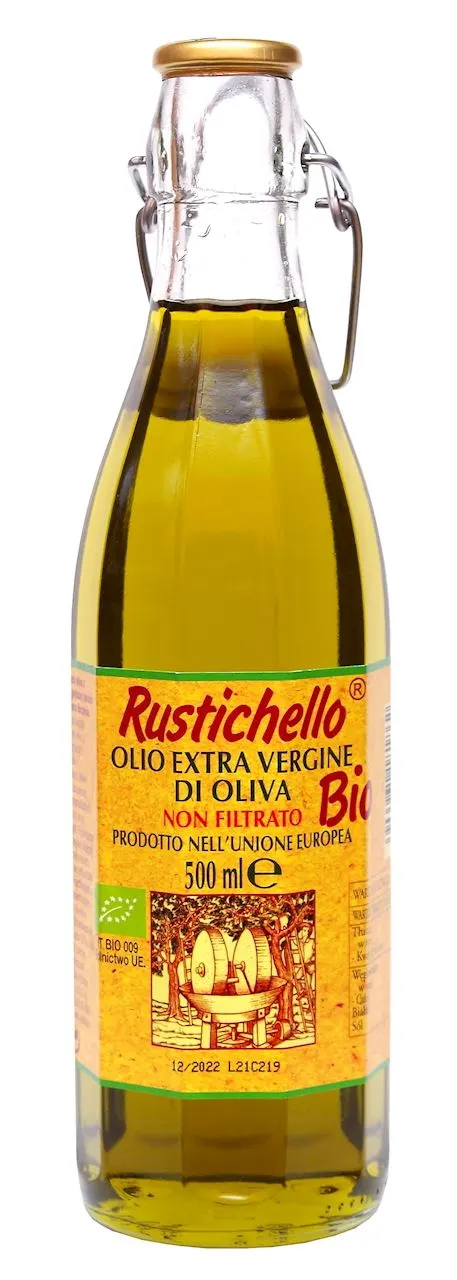 Oliwa z Oliwek Extra Virgin Niefiltrowana BIO 500 ml Rustichello