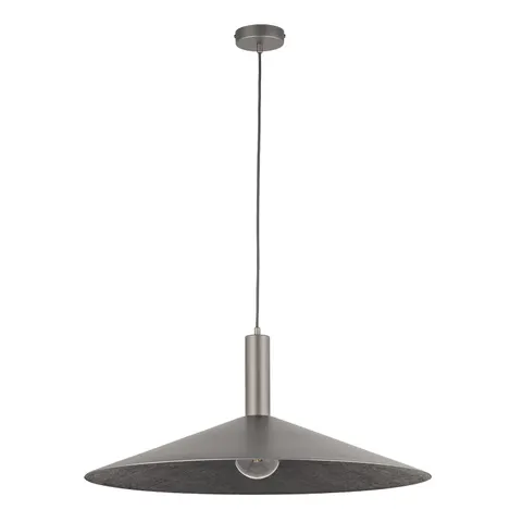 Lampa sufitowa CAPRI M srebrna 70cm 1xE27 41013 Sigma