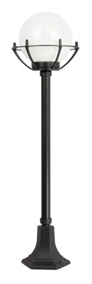 Zewnętrzna lampa stojąca z szklaną kulą SU-MA K 5002/2/KPO Kule Z Koszykiem 200 E27 IP43 102cm