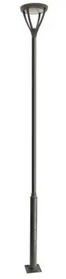 Lampa parkowa MARS 45W LED grafit 4000K 438cm masztowa MLS-LB-H4400