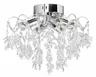 Lampa sufitowa FLORES 4xE27 +4x3W LED chrom 6500K plafon P-E2667/4+4