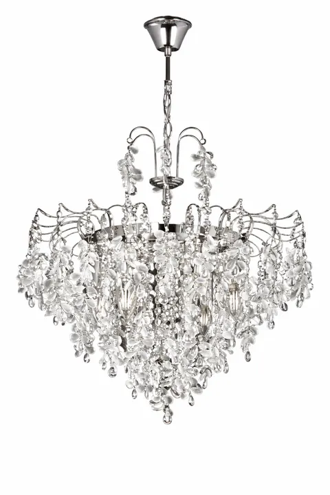 Lampa sufitowa FLORES 6xE14 chrom wisząca W-E2663/6 Venti