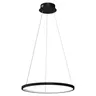 Lampa wisząca HOOP czarny ring LED 27W do sypialni ML1541 Milagro