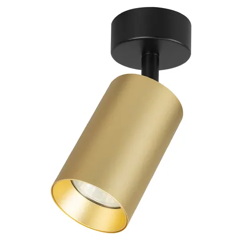 Oprawa Pipe Spot Light złoty czarny 1xGU10 Milagro ML1158 Tuba