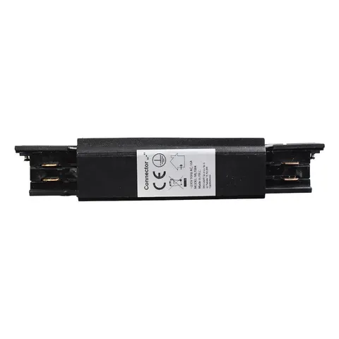 Łącznik Lampy Track Light czarny 3-obwodowy Typ: Prosty ML7084