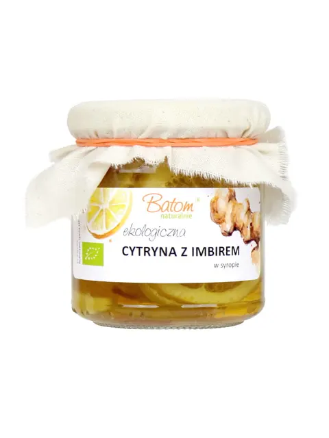 Cytryna z Imbirem w Syropie BIO 220 g Batom