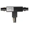Łącznik Lampy Track Light Czarny 3-obwodowy Typ: T DL ML7090