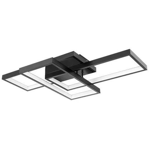 Plafon ORION 72W LED czarny kwadraty pilot CCT ściemnianie 2455