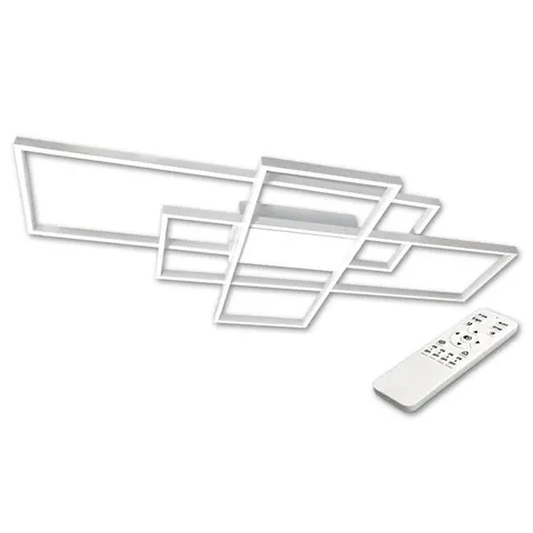 Plafon PEGAZ 130W LED biały kwadraty pilot CCT ściemnianie 3317