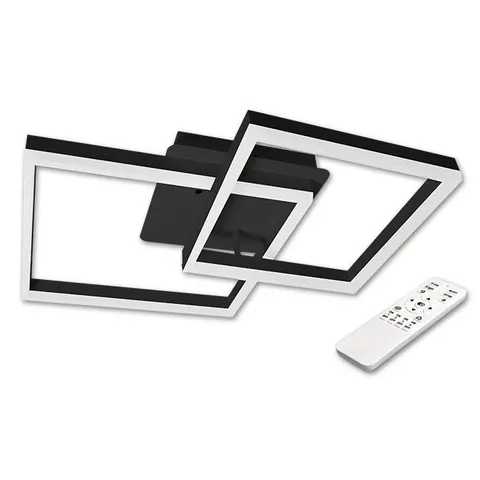 Plafon HERKULES 70W LED czarny kwadraty pilot CCT ściemnianie 4851
