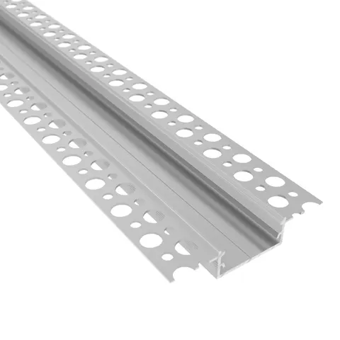 Profil LED aluminiowy do karton gips na 2 taśmy LED 2m wpuszczany z kloszem