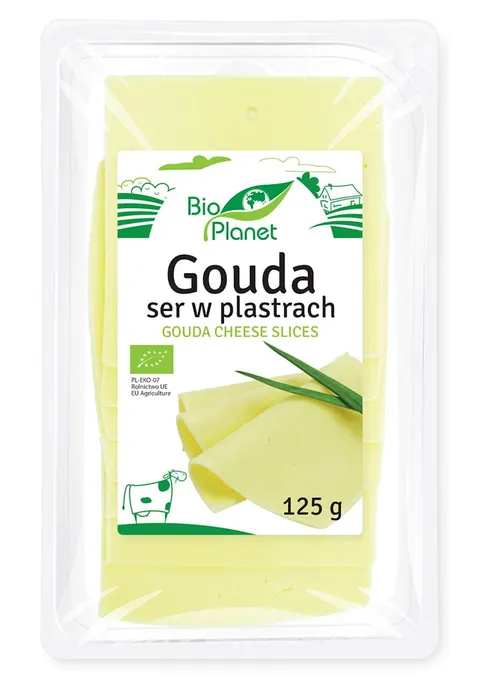 Ser Gouda Plastry BIO 125 g Bio Planet
