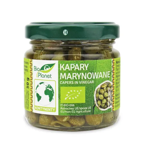 Kapary Marynowane BIO 100 g (50 g) Bio Planet
