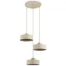 Lampa sufitowa SELIA 3xE27 beżowa Kaskada Alfa 62622 wisząca