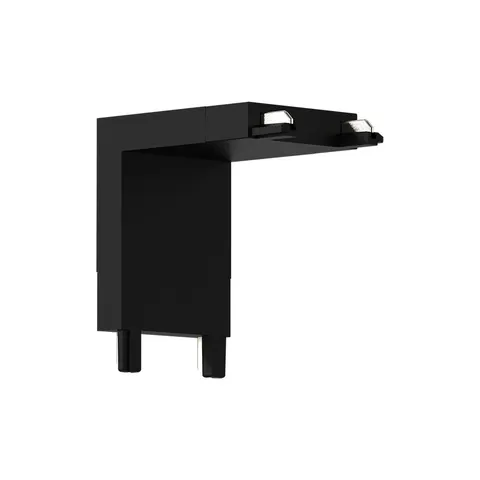 Slim Magnetic Track Narożnik Czarny dół L ML2213 Milagro