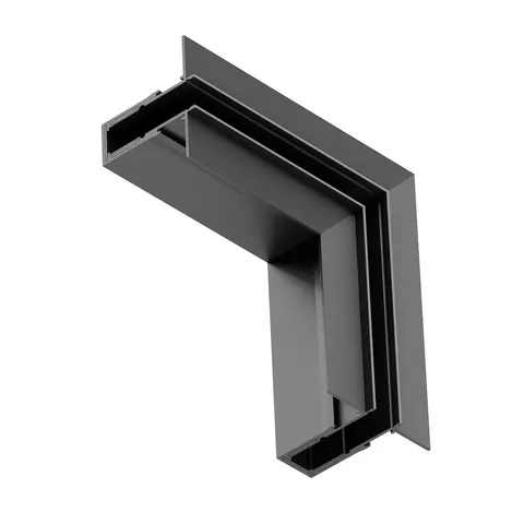 Narożnik podtynkowy L magnetic track 10mm Milagro ML2188