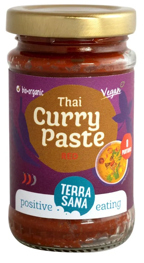 Pasta Czerwone Curry BIO 120 g Terrasana