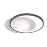 Lampa sufitowa DESULO 30W LED efekt księżyca CCT plafon Italux PLF-02727-S-BK