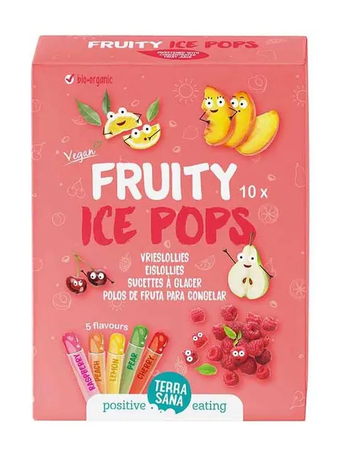 LODY WODNE DO ZAMROŻENIA BIO 10 szt. x 40 ml - TERRASANA