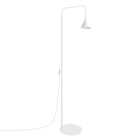 Lampa podłogowa NOX 1xE14 biała 165 cm stojąca wysięgnik Sollux SL.2581