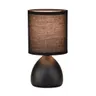 Lampka nocna SABRINA 1xE14 Czarna 23cm Milagro ML2770