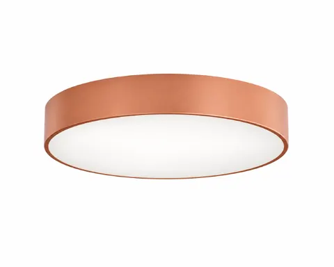 Plafon CLEO 40cm miedziany 3xE27 Temar klosz szklany mleczny