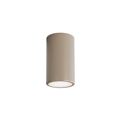 Tuba beżowa downlight 1xE27 10 cm okrągła oświetlenie punktowe Temar