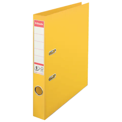 Segregator z mechanizmem A4 50mm ESSELTE No1 Power PP kol. żółty 811410
